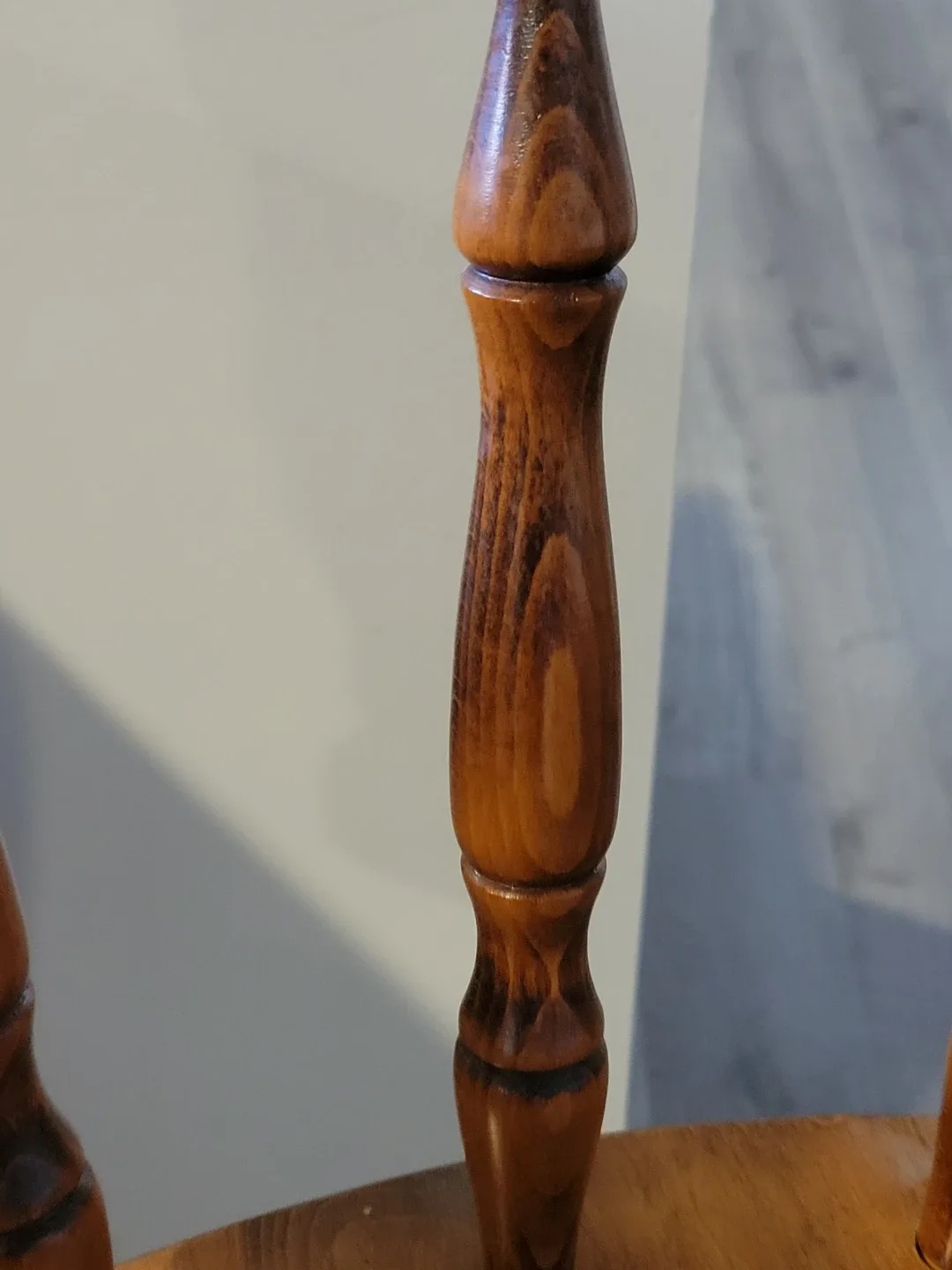 Maple Wood Swivel Bar Stool with foot ring image indicator(8)