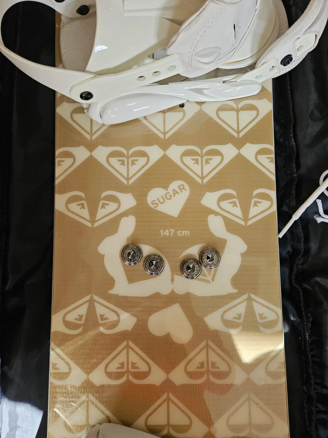 Roxy Sugar Snowboard 147cm with Bindings & Boots (US 8) image indicator(3)