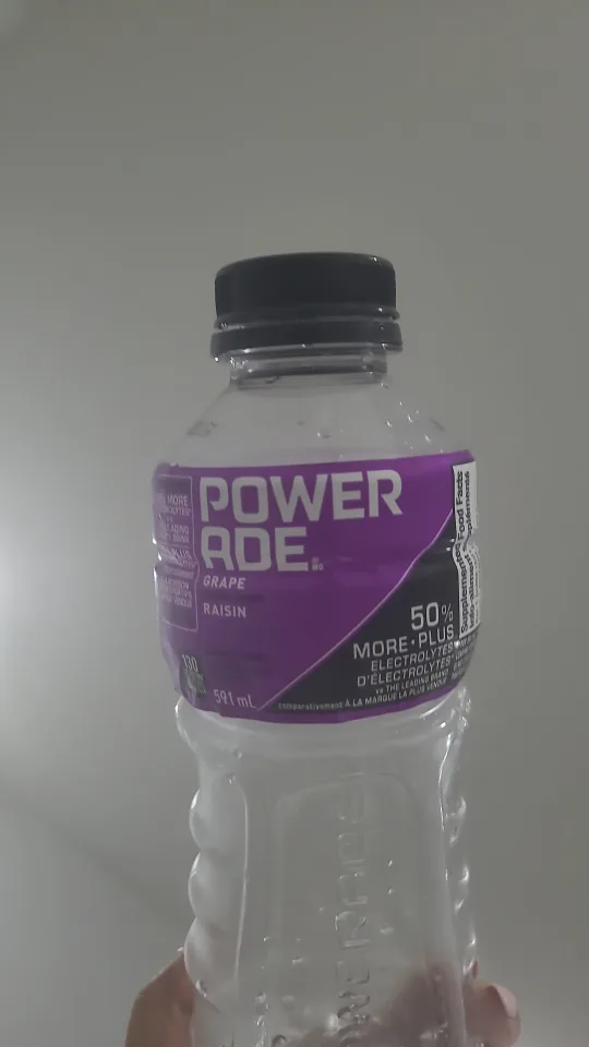 empty Poweraid bottles