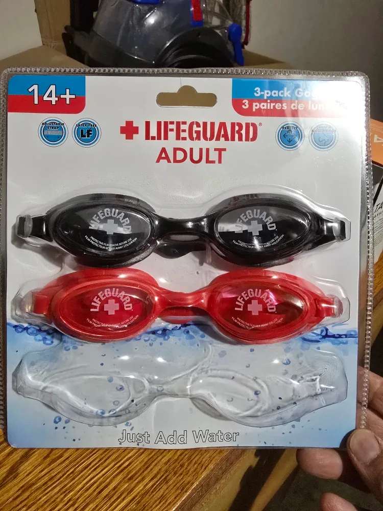 New Lifeguard Adult 2-Pack Goggles