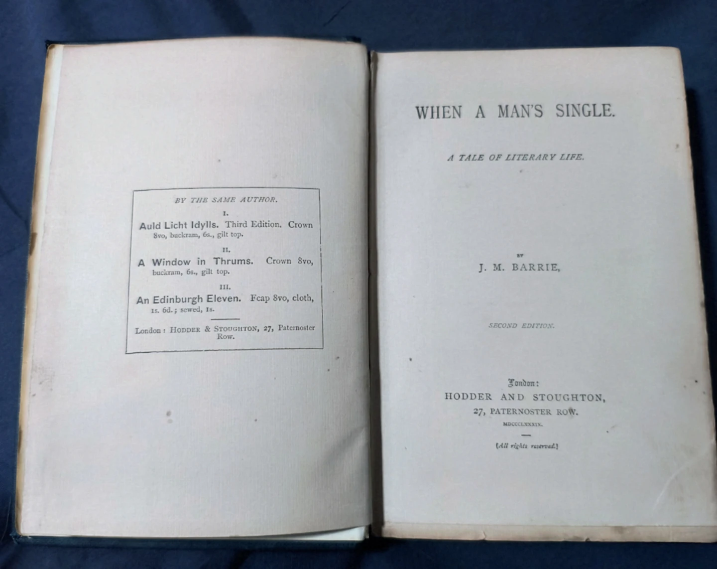 When A Man's Single, 2nd print, 1888. Antique. - photo 3