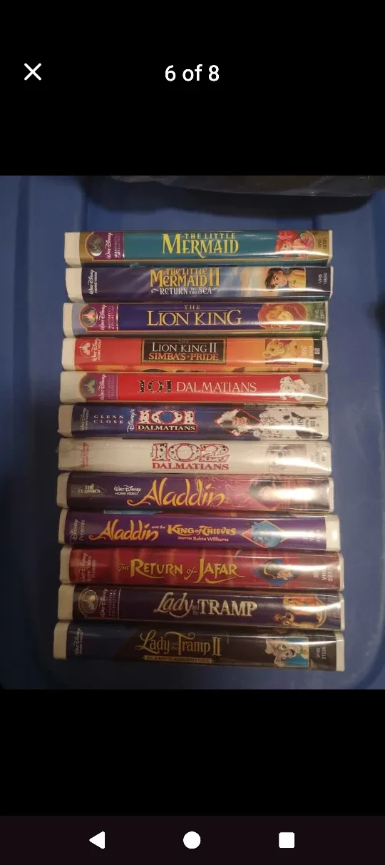Disney VHS Tapes - Classic Collection image indicator(6)
