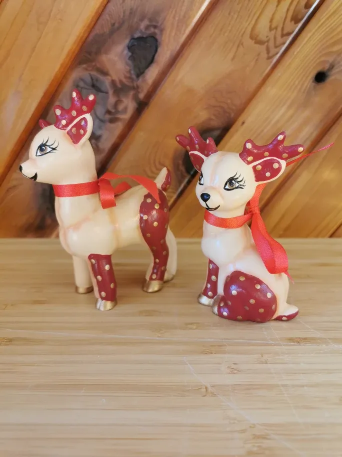 Vintage Christmas Reindeers image indicator(2)