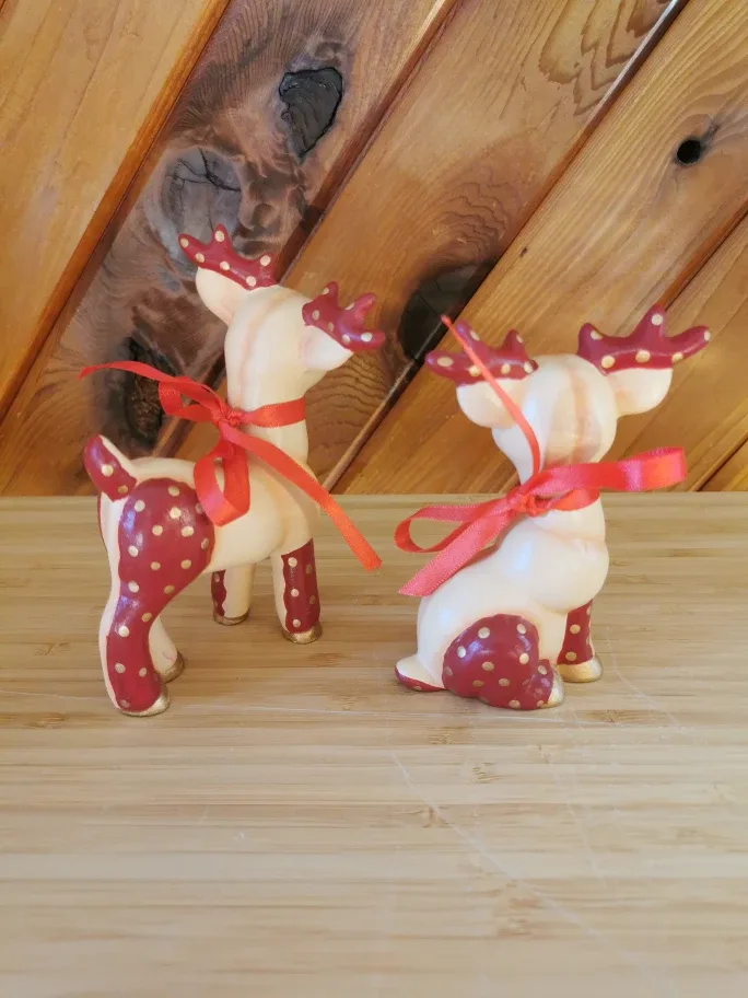 Vintage Christmas Reindeers image indicator(3)