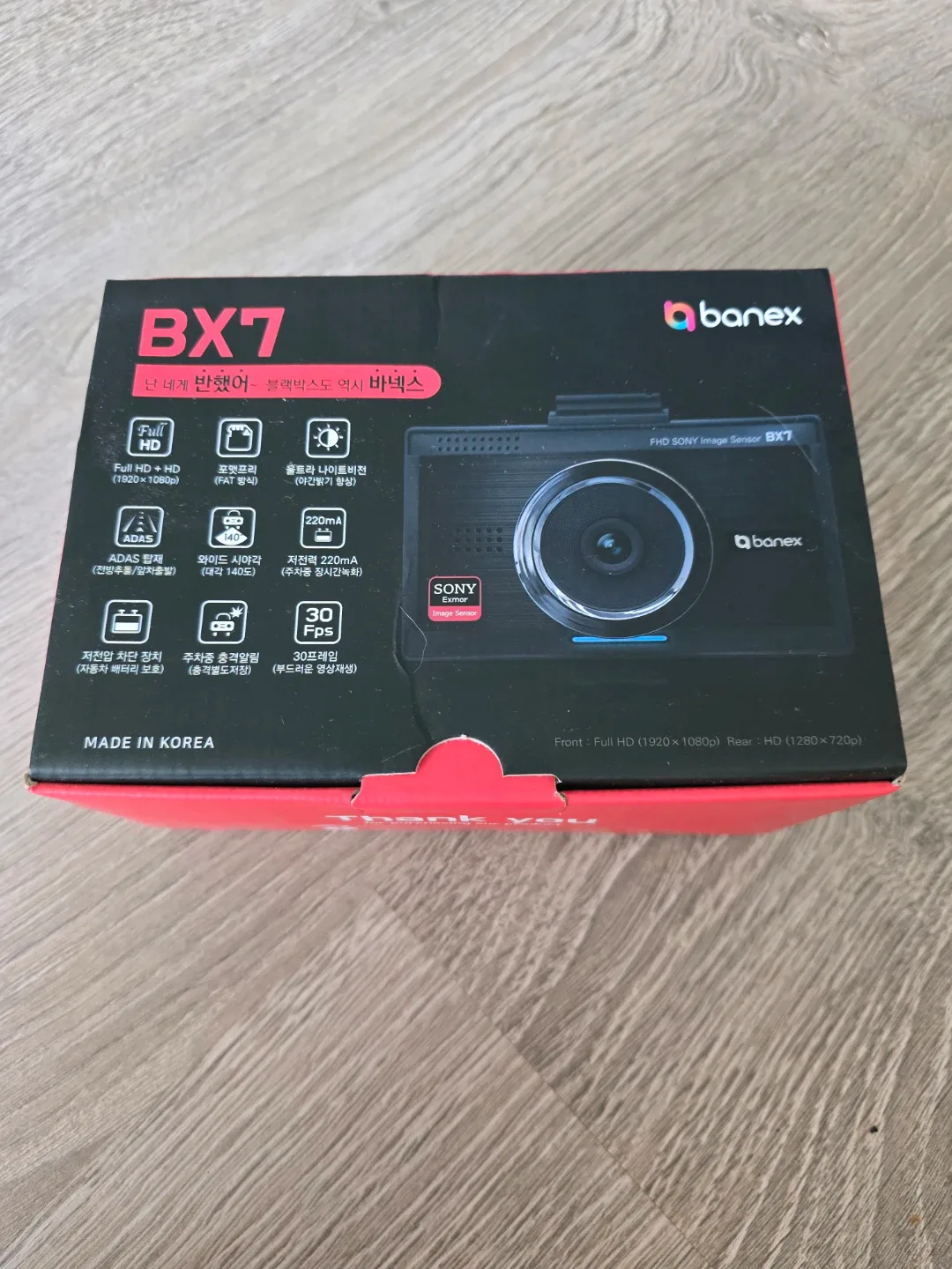 New Banex BX7 Dash Cam 128GB