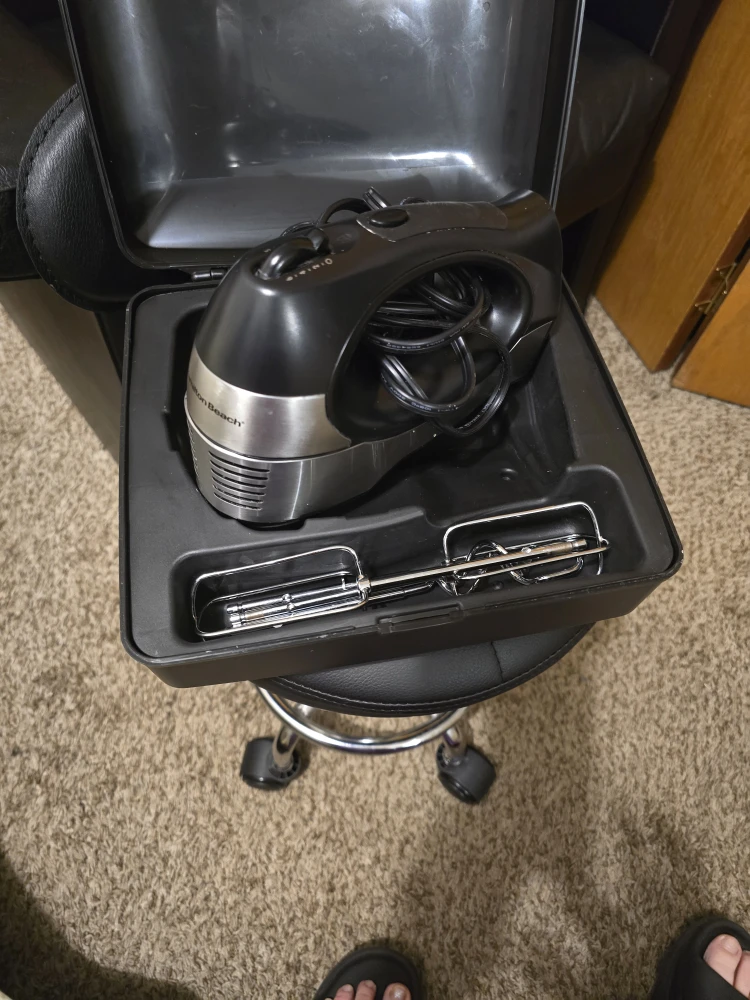 Hamilton Beach Black Hand Mixer