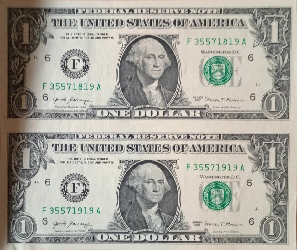 Attached One Dollar USD Bills image indicator(6)