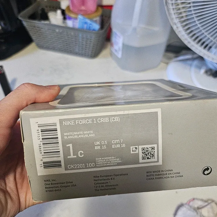 Nike Force 1 Crib (CB) - Size 1C - New in Box