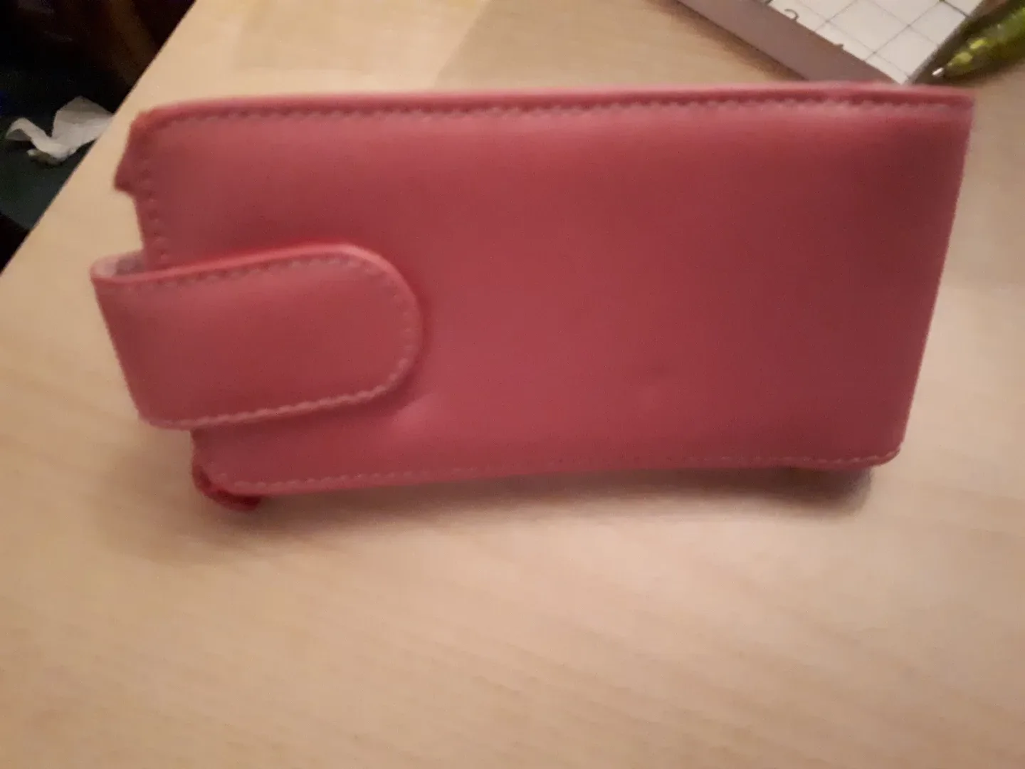 Pink Leather Phone Case🥕