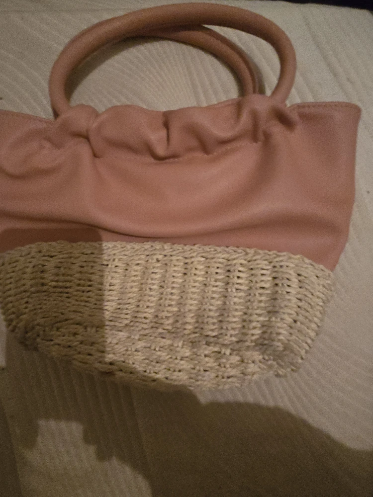 Orange   tan color a new day crocket detailed bag - photo 4