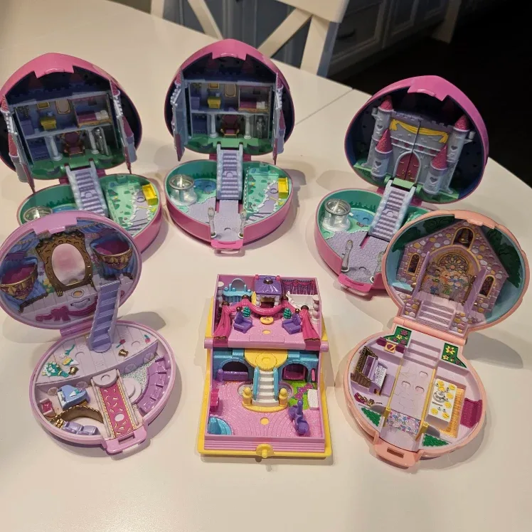 Vintage Bluebird Polly Pocket Compact Lot