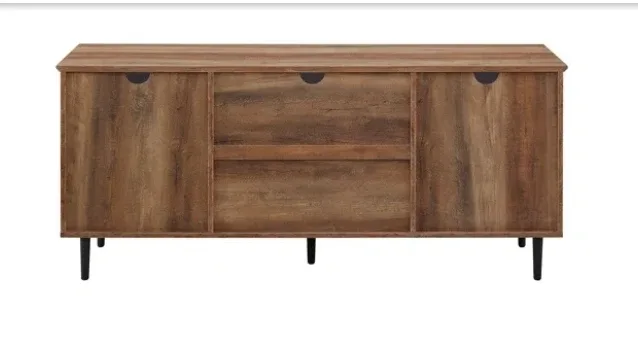 Rustic Brown Wood TV Stand - 58 inch image indicator(2)