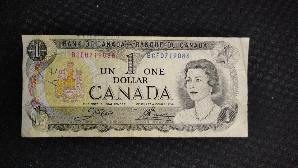 Vintage Canadian $1 Bill image indicator(2)