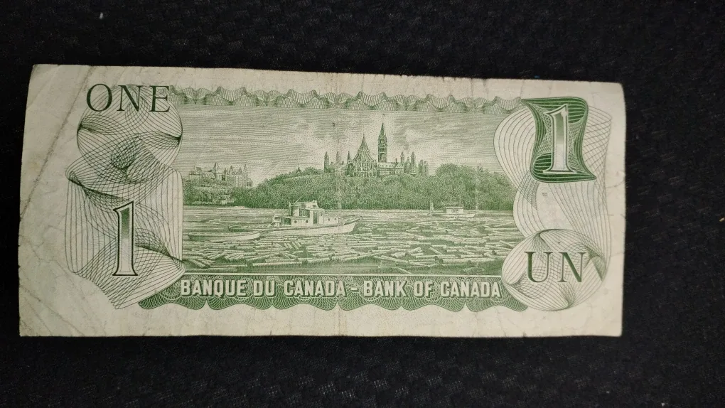 Vintage Canadian $1 Bill image indicator(3)