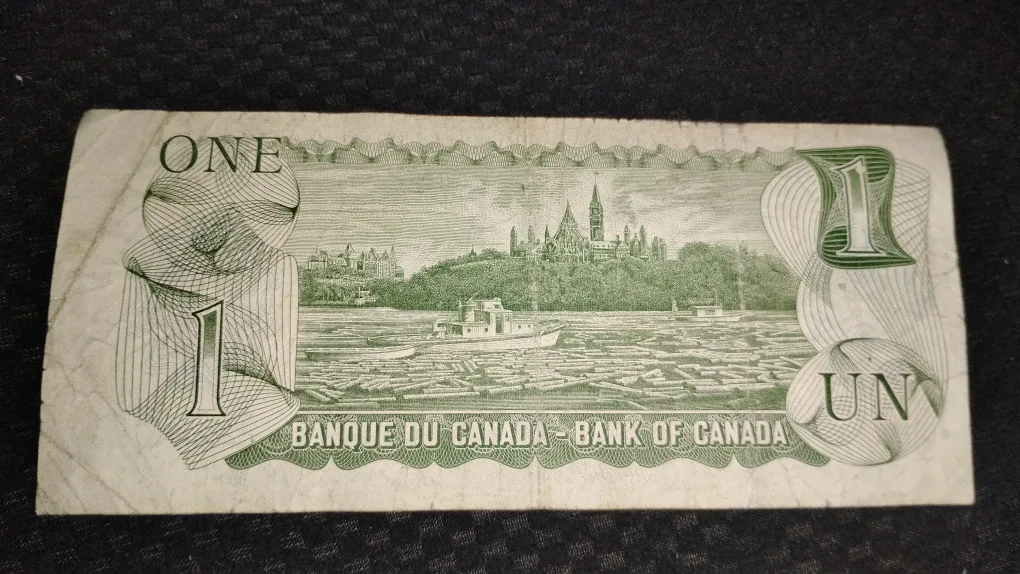 Vintage Canadian $1 Bill image indicator(4)
