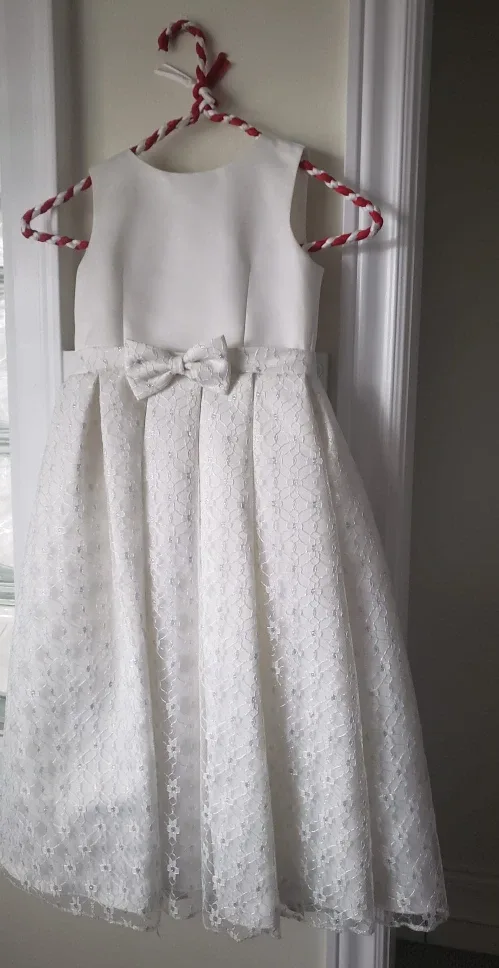 Ivory Flower Girl Dress from UK - Size 5-6