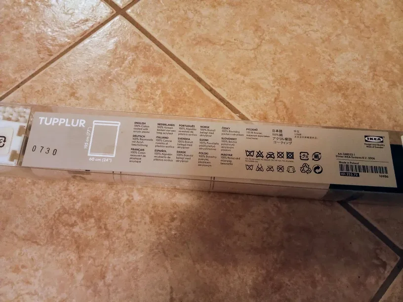 NEW IKEA TUPPLUR Block-out Roller Blind - 60x195cm image indicator(2)