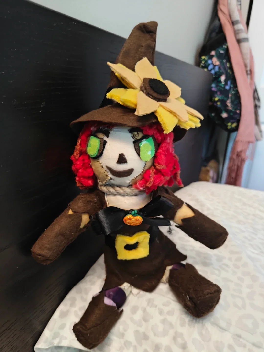Handmade Halloween Witch Doll image indicator(2)