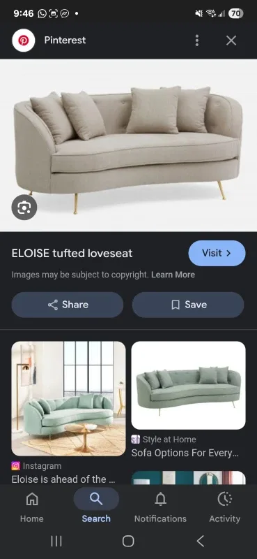 Structube Eloise Tufted Loveseat - Greige image indicator(3)