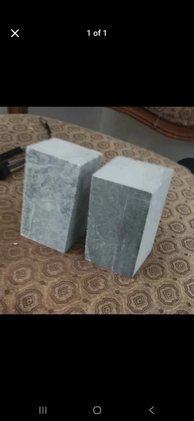Grey Shoap Stone Blocks - Set of 2
