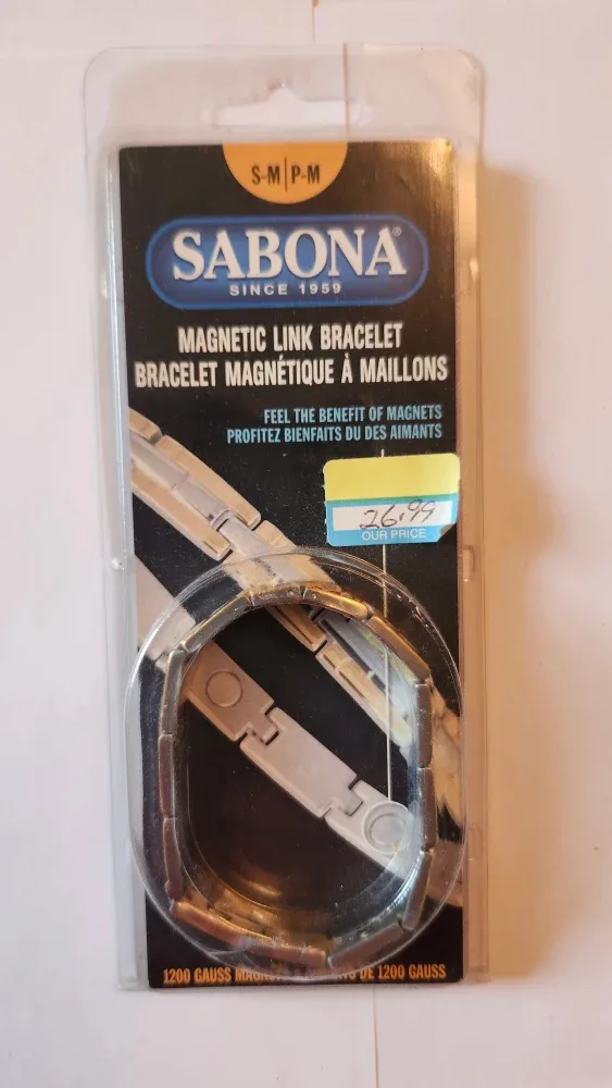 Sabona Magnetic Link Bracelet, Size S/M-P/M
