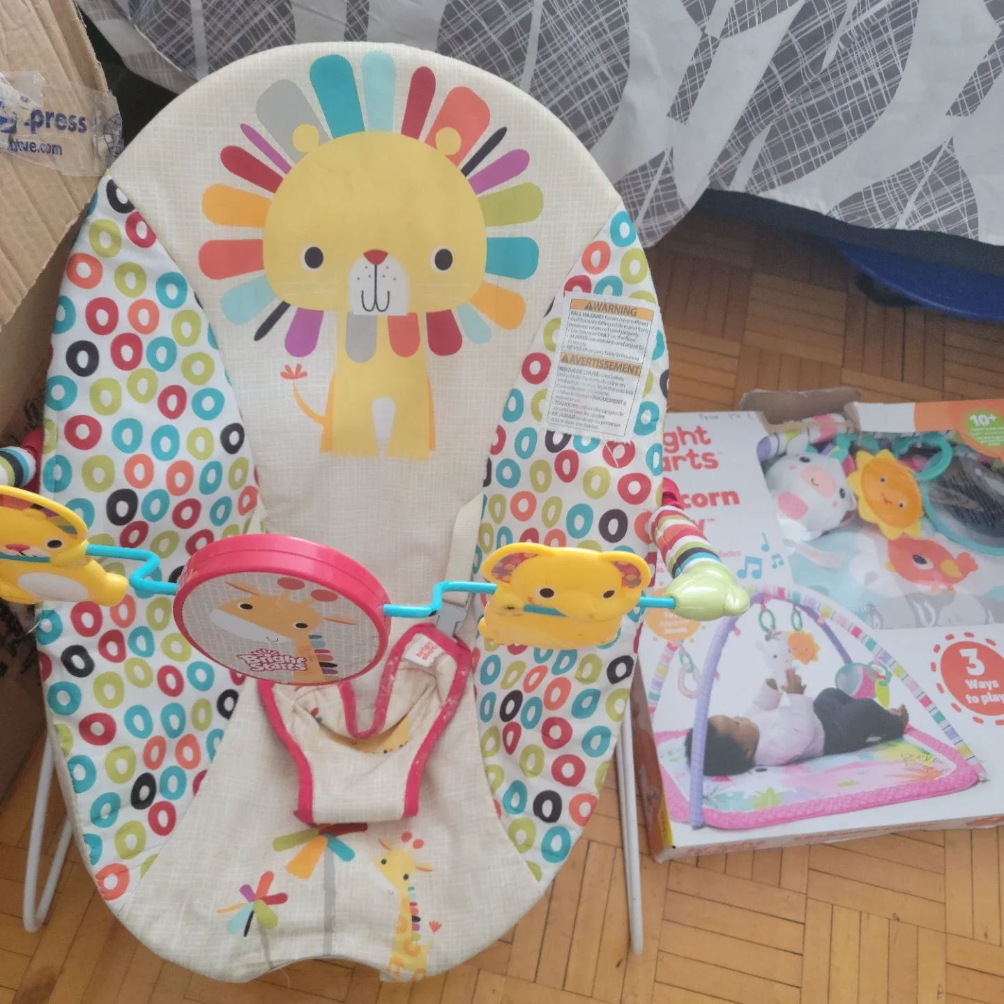 Bright Starts Bouncer & Unicorn Activity Gym image indicator(2)