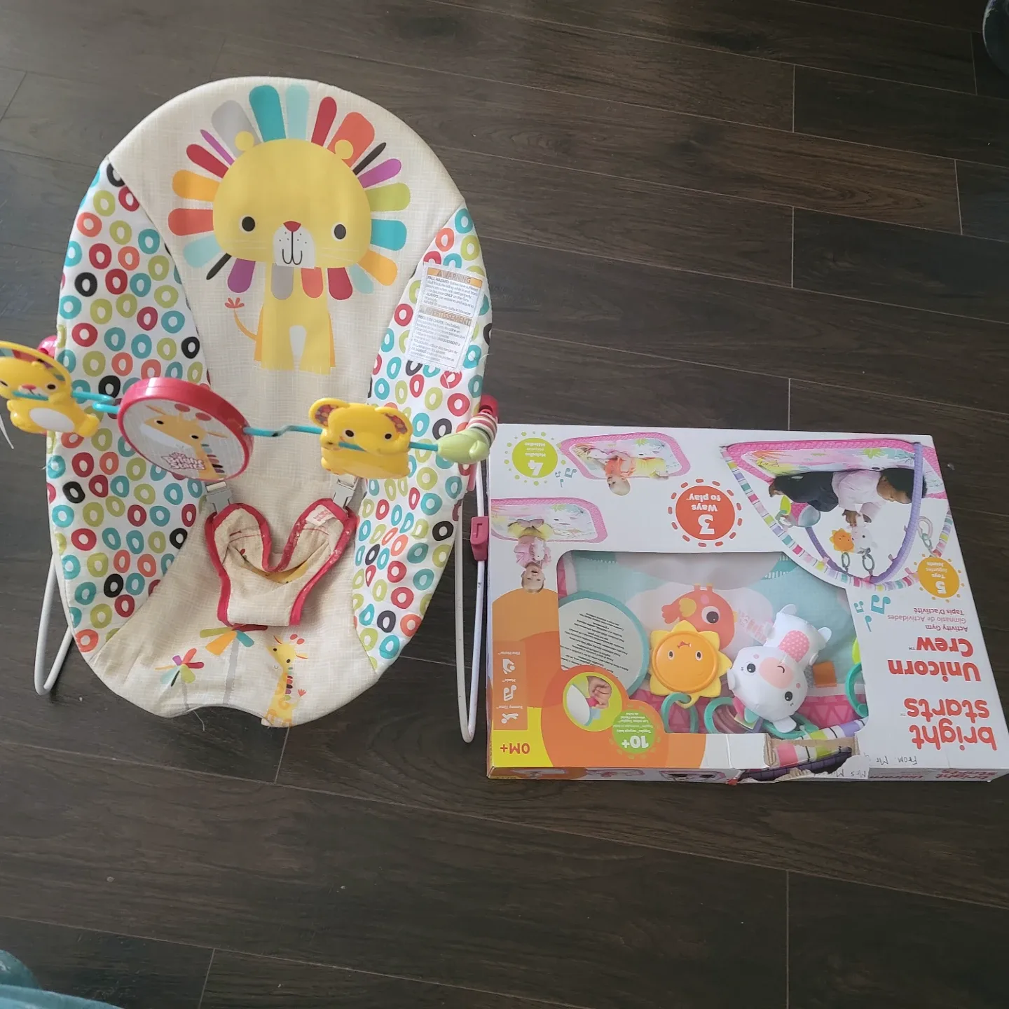 Bright Starts Bouncer & Unicorn Activity Gym image indicator(4)