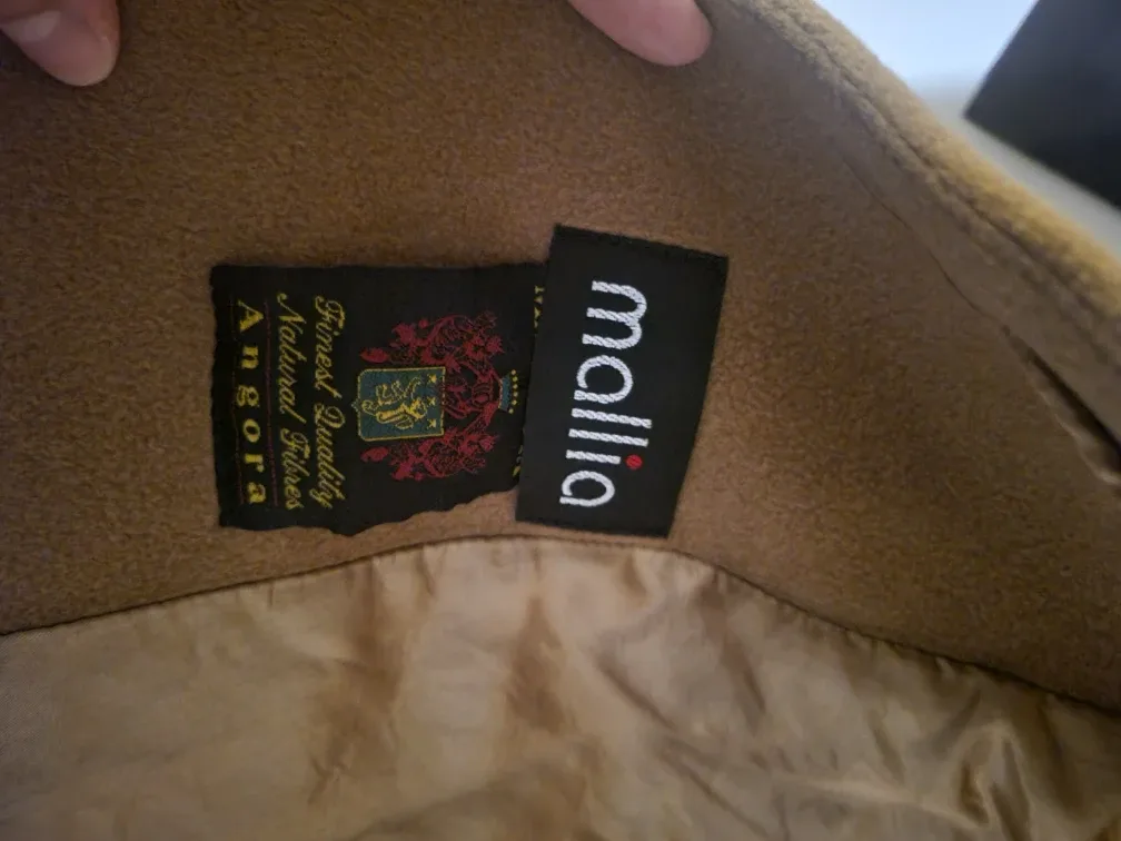 Malia Angora Wool Blend Coat - Size M image indicator(2)