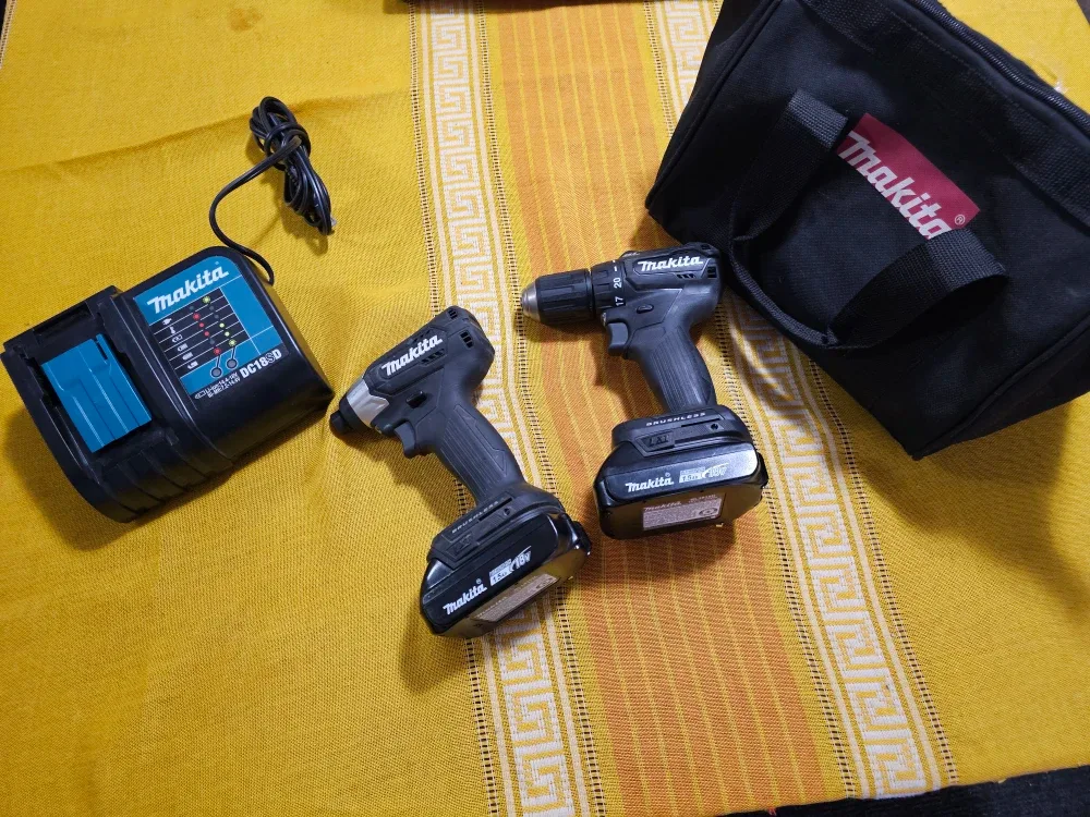 Makita 18V Drill & Impact Driver Combo Kit