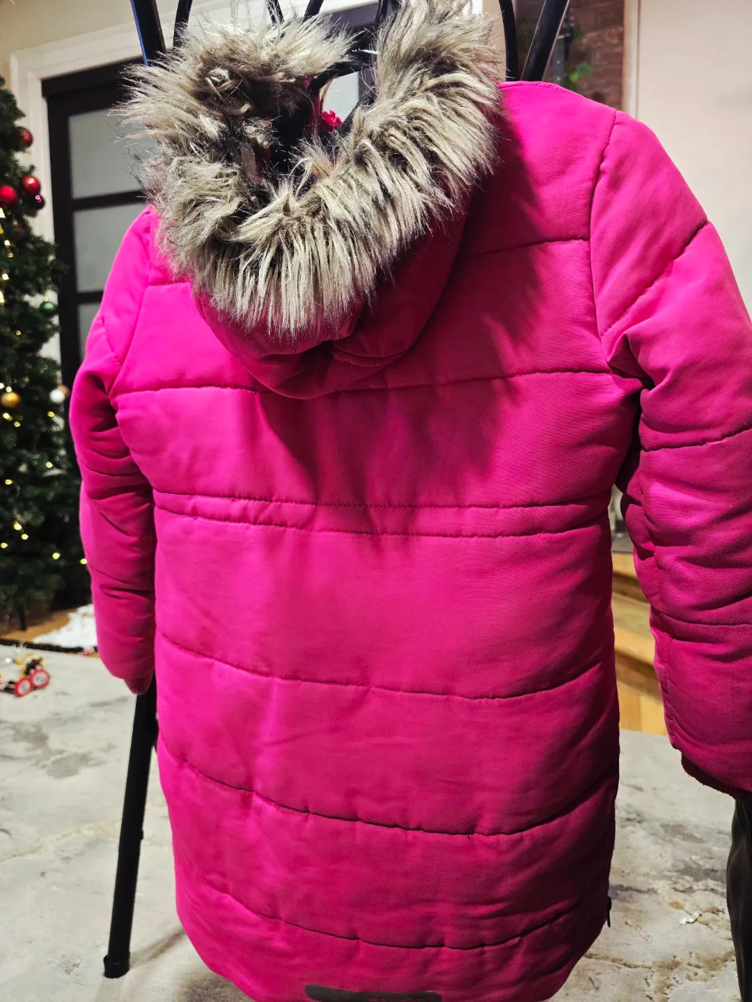 Pink Girls Winter Jacket (Size 6) thumbnail