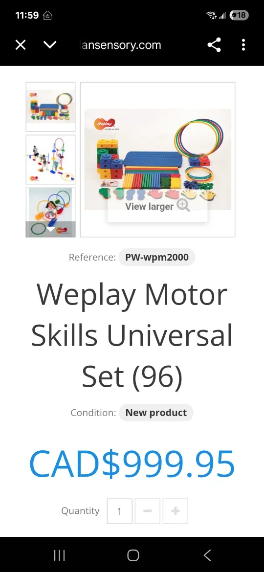 Weplay Motor Skills Universal Set (96) - New image indicator(4)