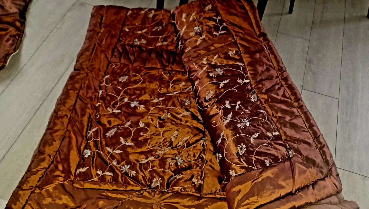 Brown Floral Bedding Set / comforter