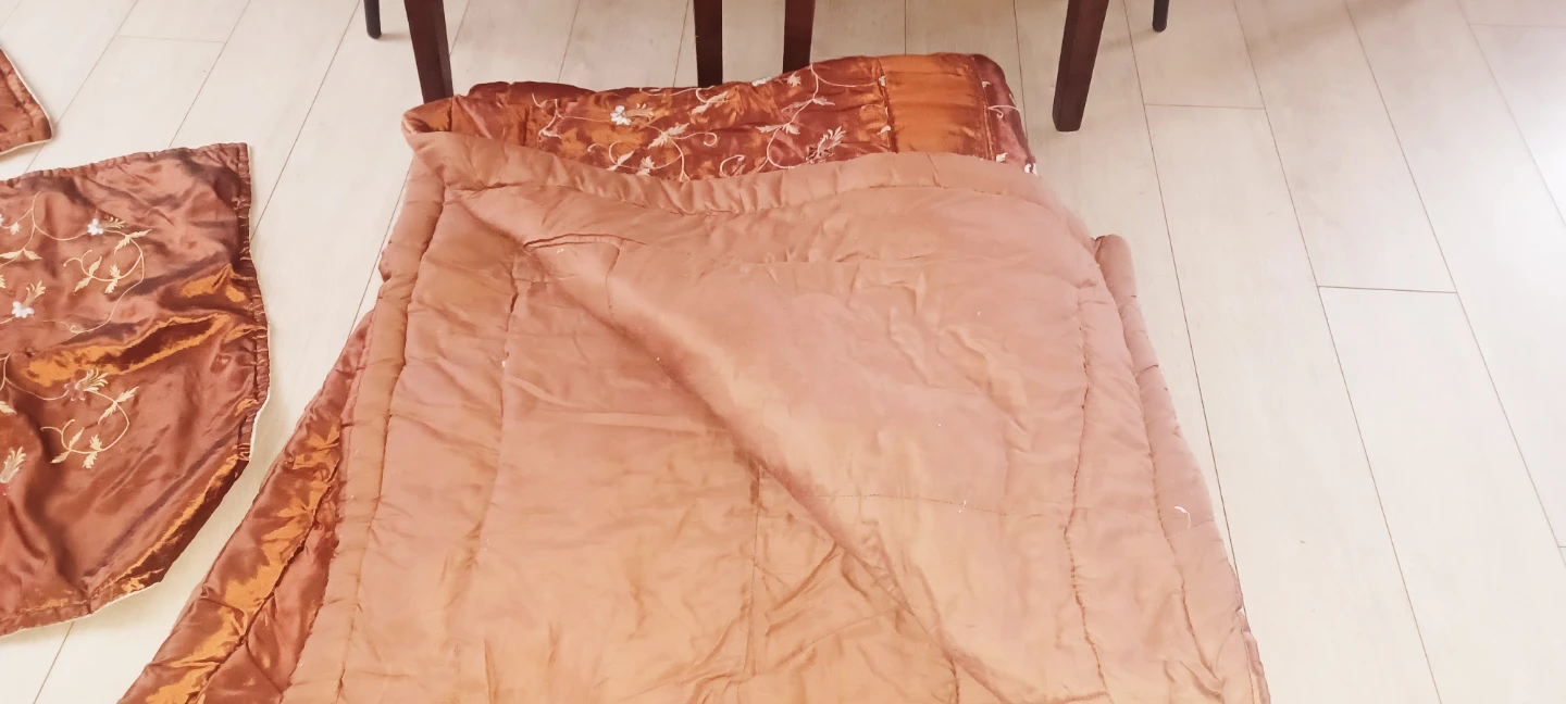 Brown Floral Bedding Set / comforter - photo 3