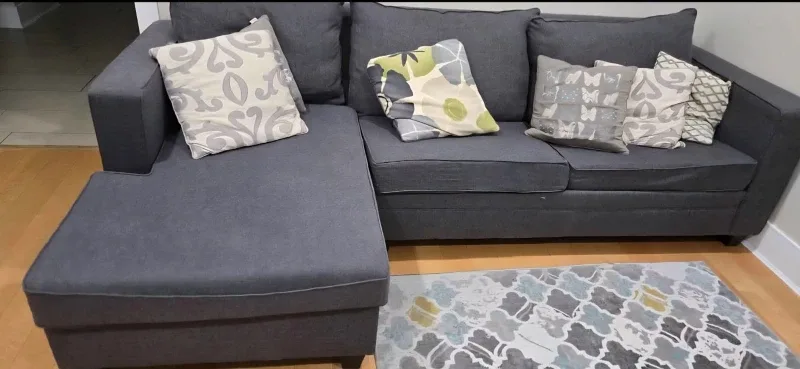 **FREE DELIVERY** 3 Seater Pull-Out Bed Sofa L-Sectional