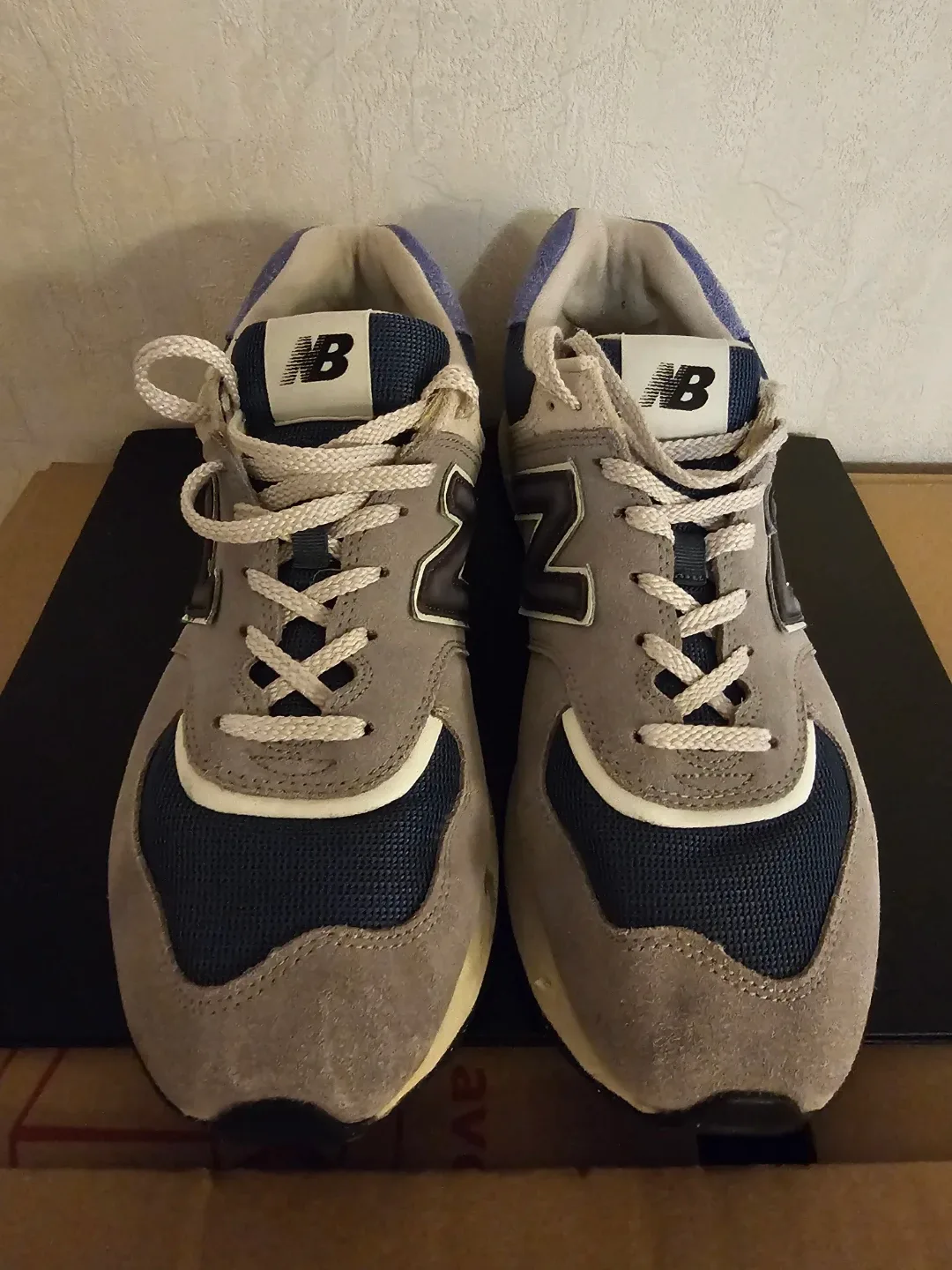 New Balance 574 Grey/Navy Shoes image indicator(2)