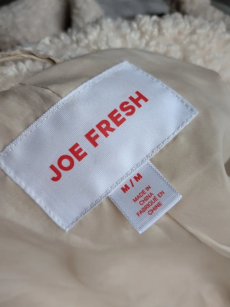 Cream Boucle Coat Size MEDIUM image indicator(10)