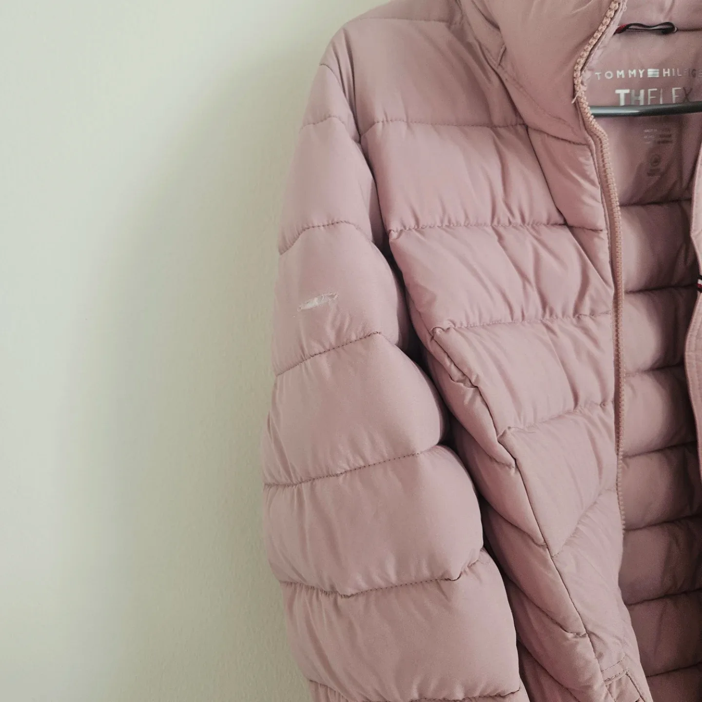 Tommy Hilfiger Pink Puffer Jacket image indicator(3)