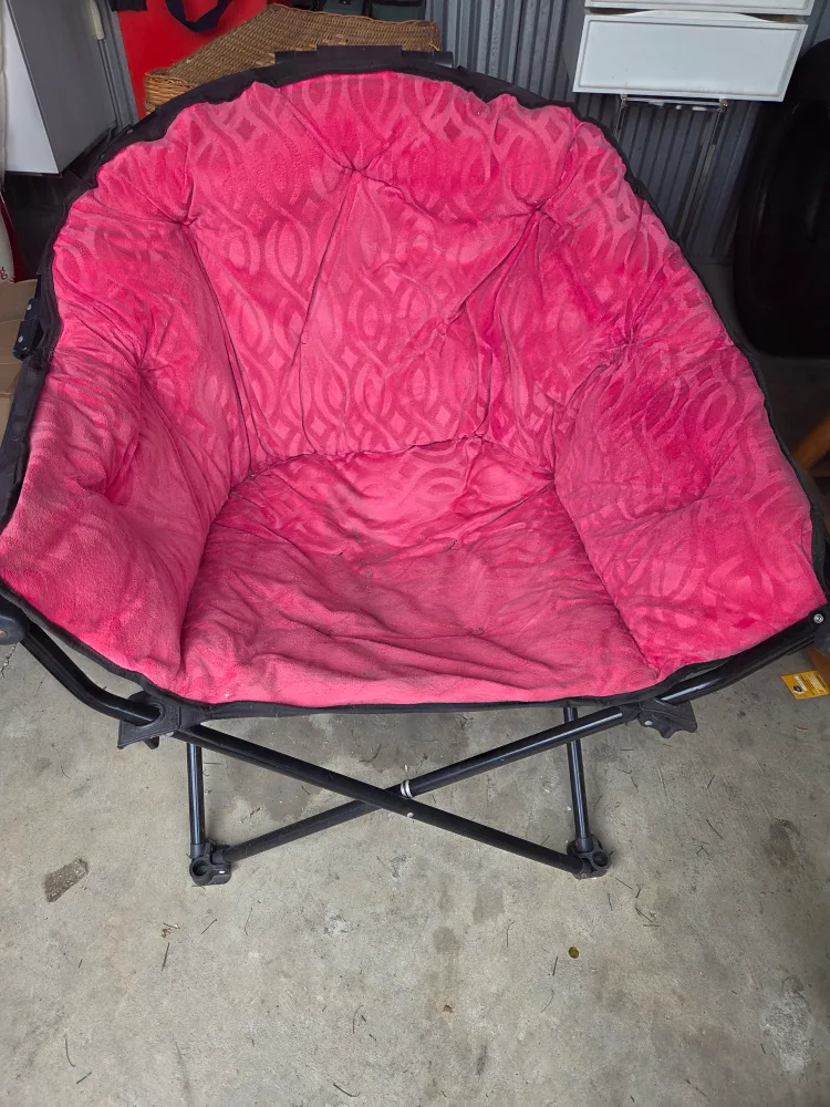 Pink Papasan Chair thumbnail