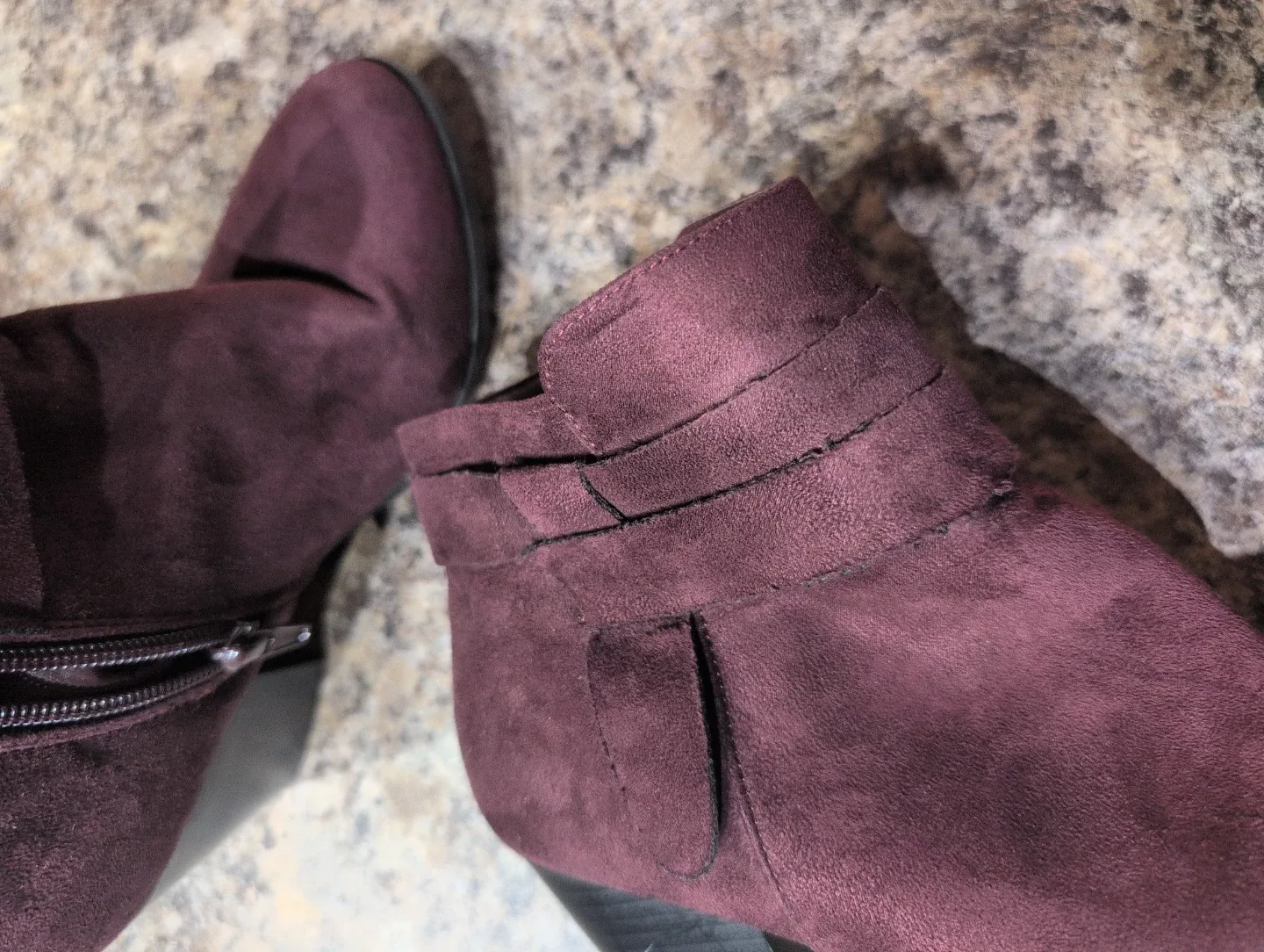 George Women's Burgundy Ankle Boots - Size 6 image indicator(5)