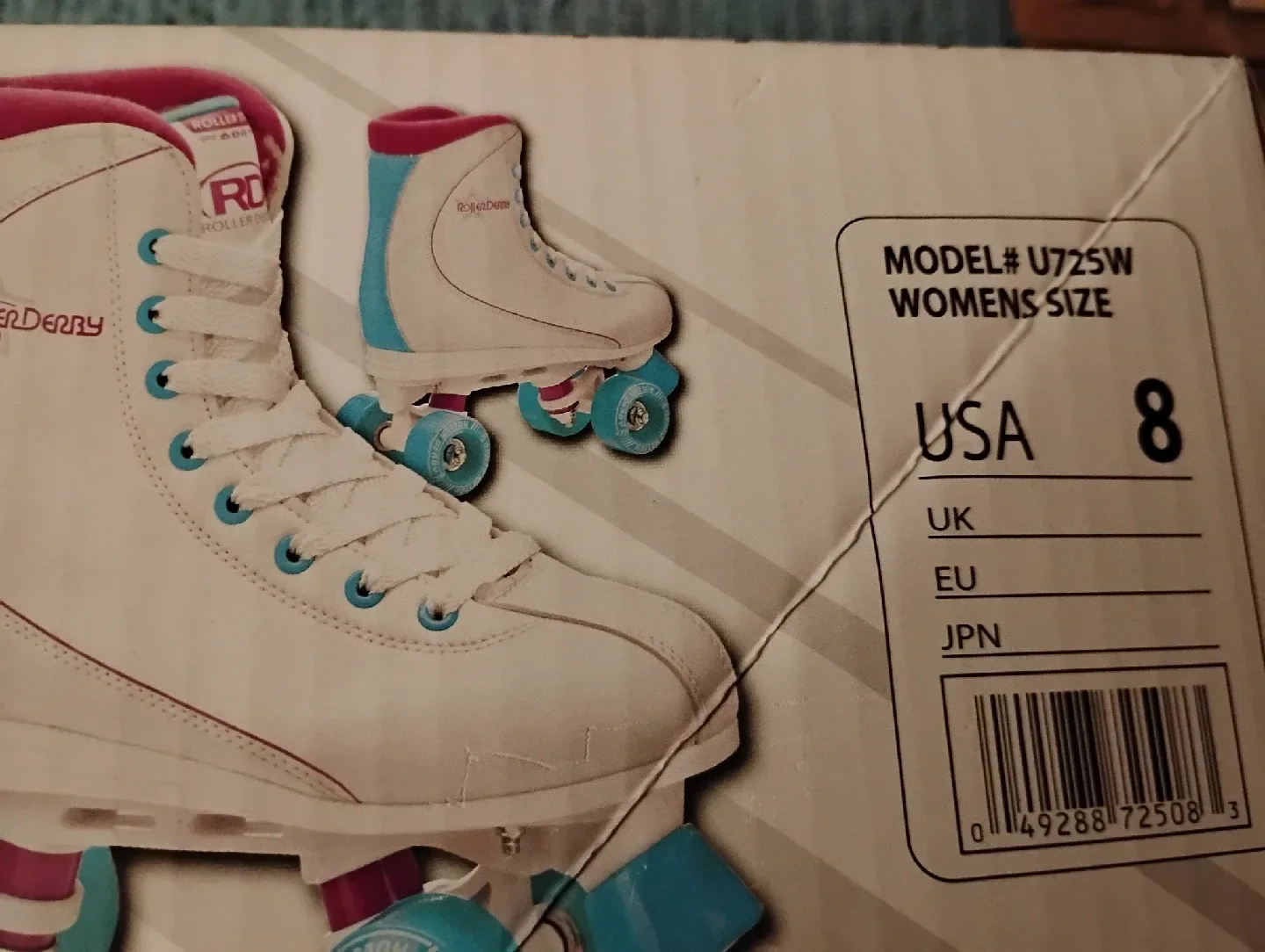 ROLLER DERBY ROLLER STAR 600 QUAD SKATES, WOMEN'S SIZE 8 image indicator(5)