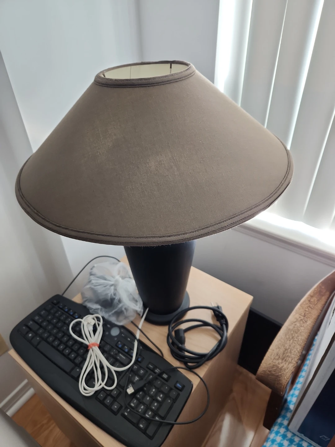 Table Lamp - Brown Shade