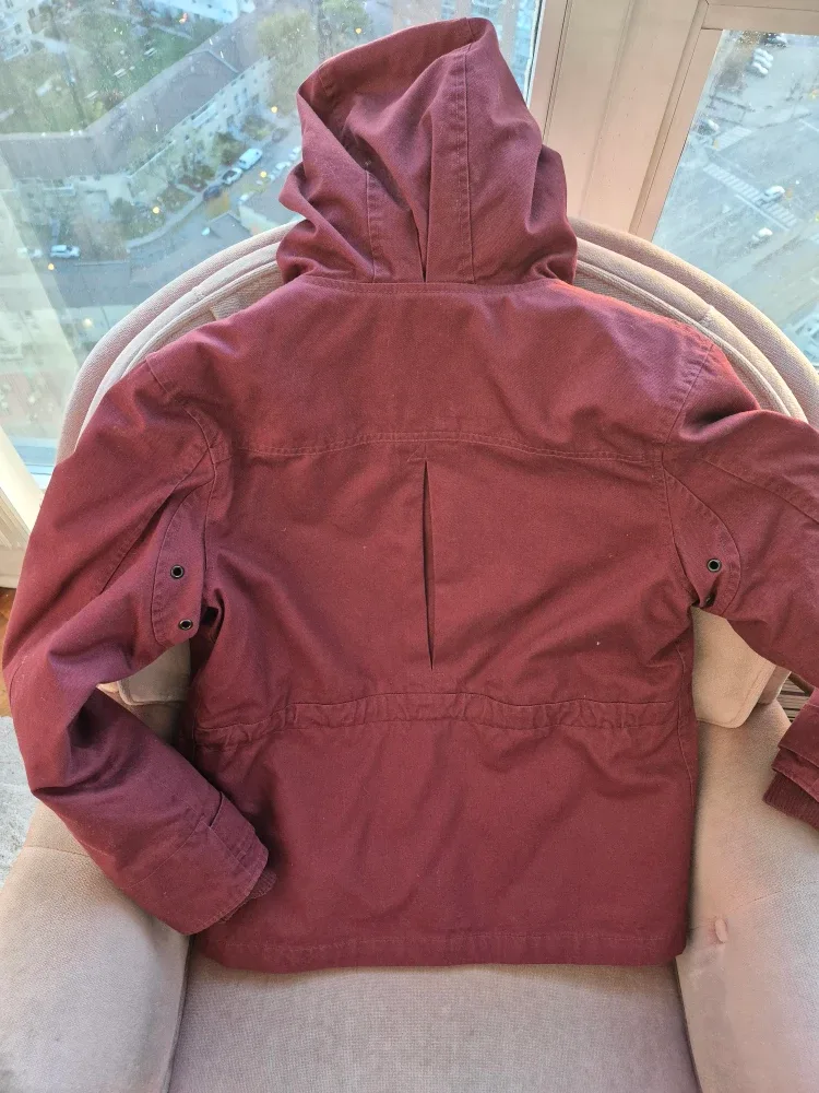 KOOKAI Burgundy Winter Coat image indicator(3)