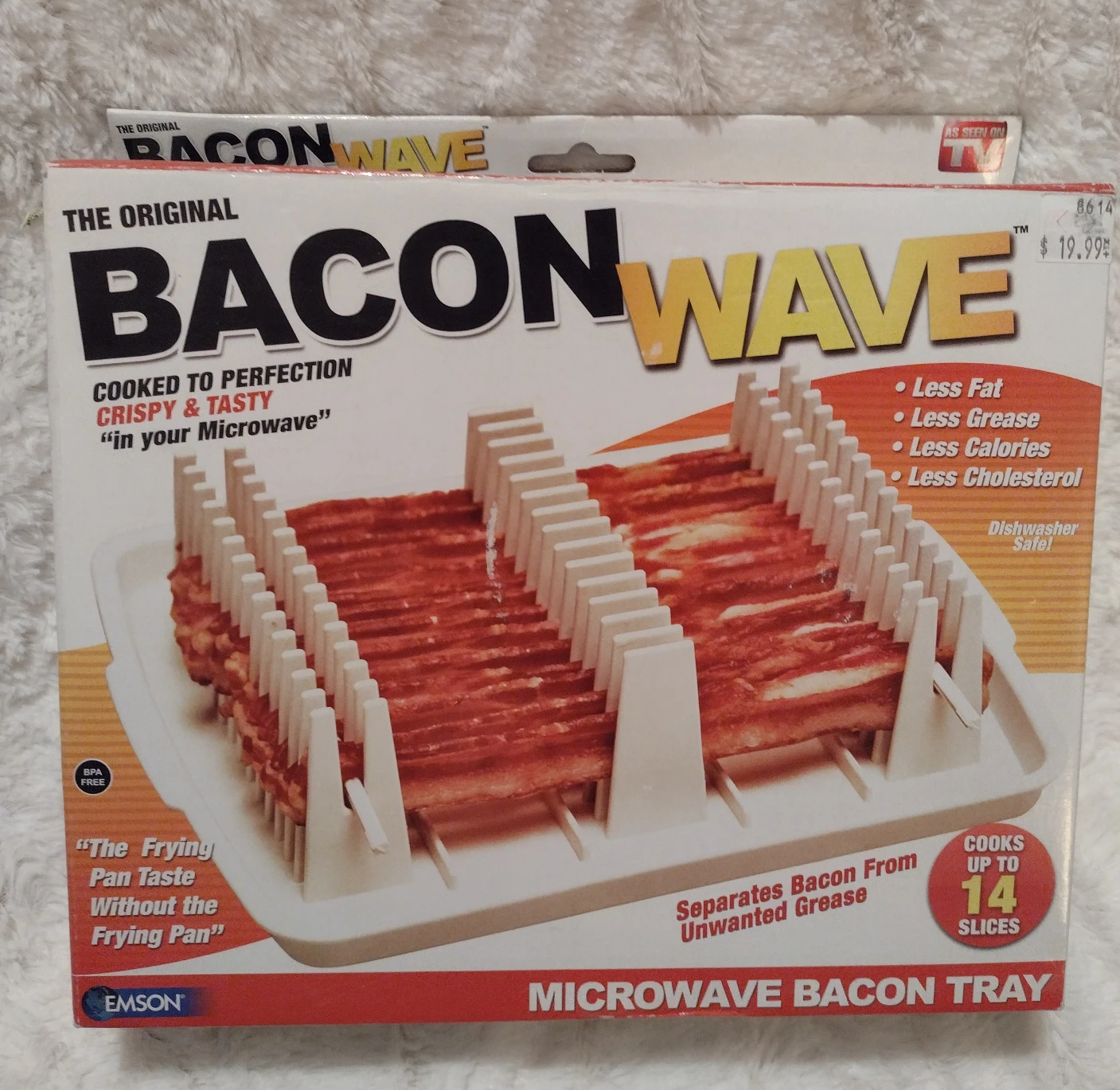 The Original Bacon Wave Microwave Bacon Tray As Seen on TV