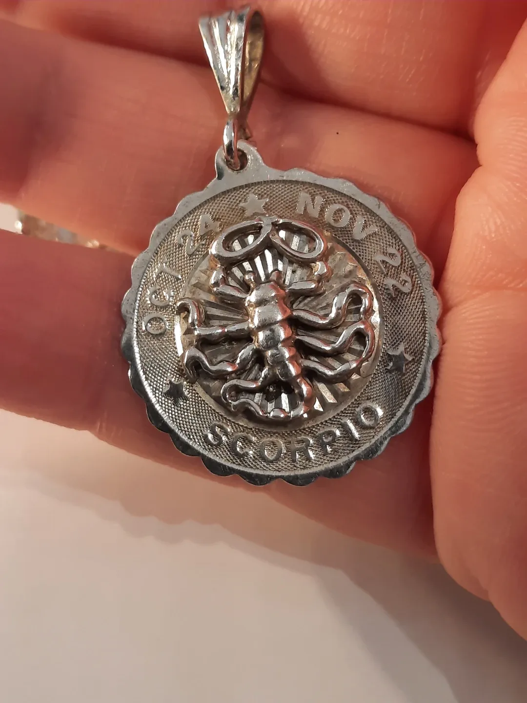 Silver Charm Lot: Bull, Rocking Chair, Scorpio, Thistle image indicator(9)