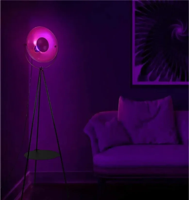 RGB Metal Tripod Floor Lamp (remote control mood lighting) image indicator(5)