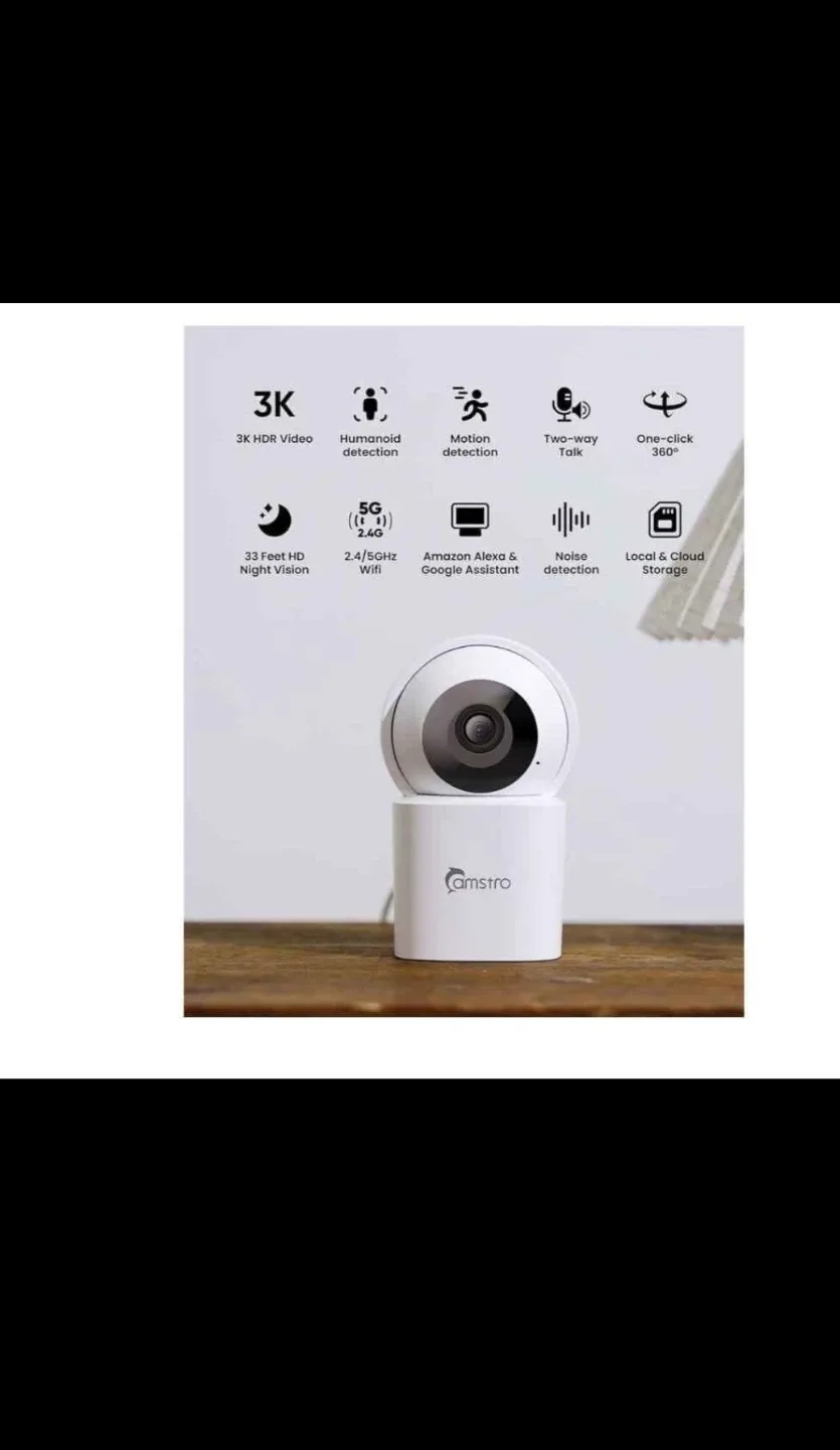 New 5MP Wi-Fi smart camera share provision smarter guardian image indicator(2)