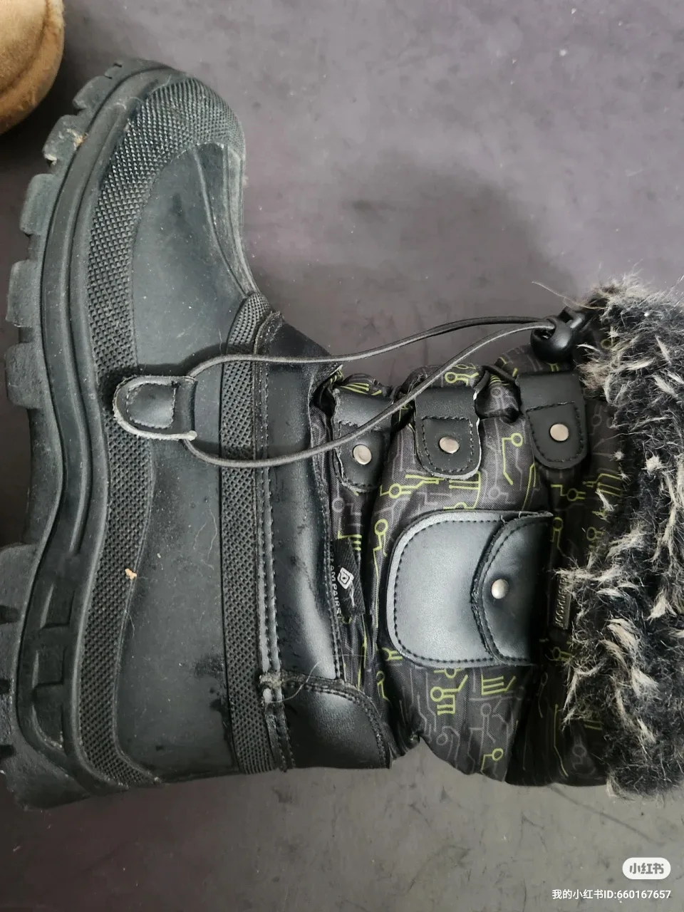 Thinsulate Black Winter Boots - Size US 3