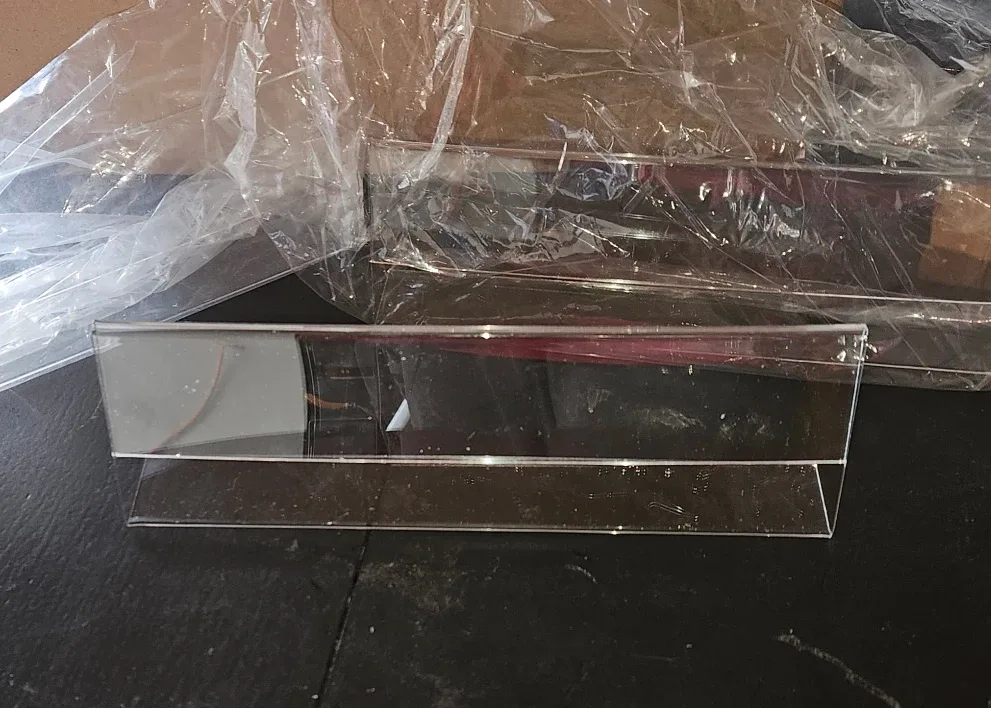 Acrylic name tag Holder - New in Box