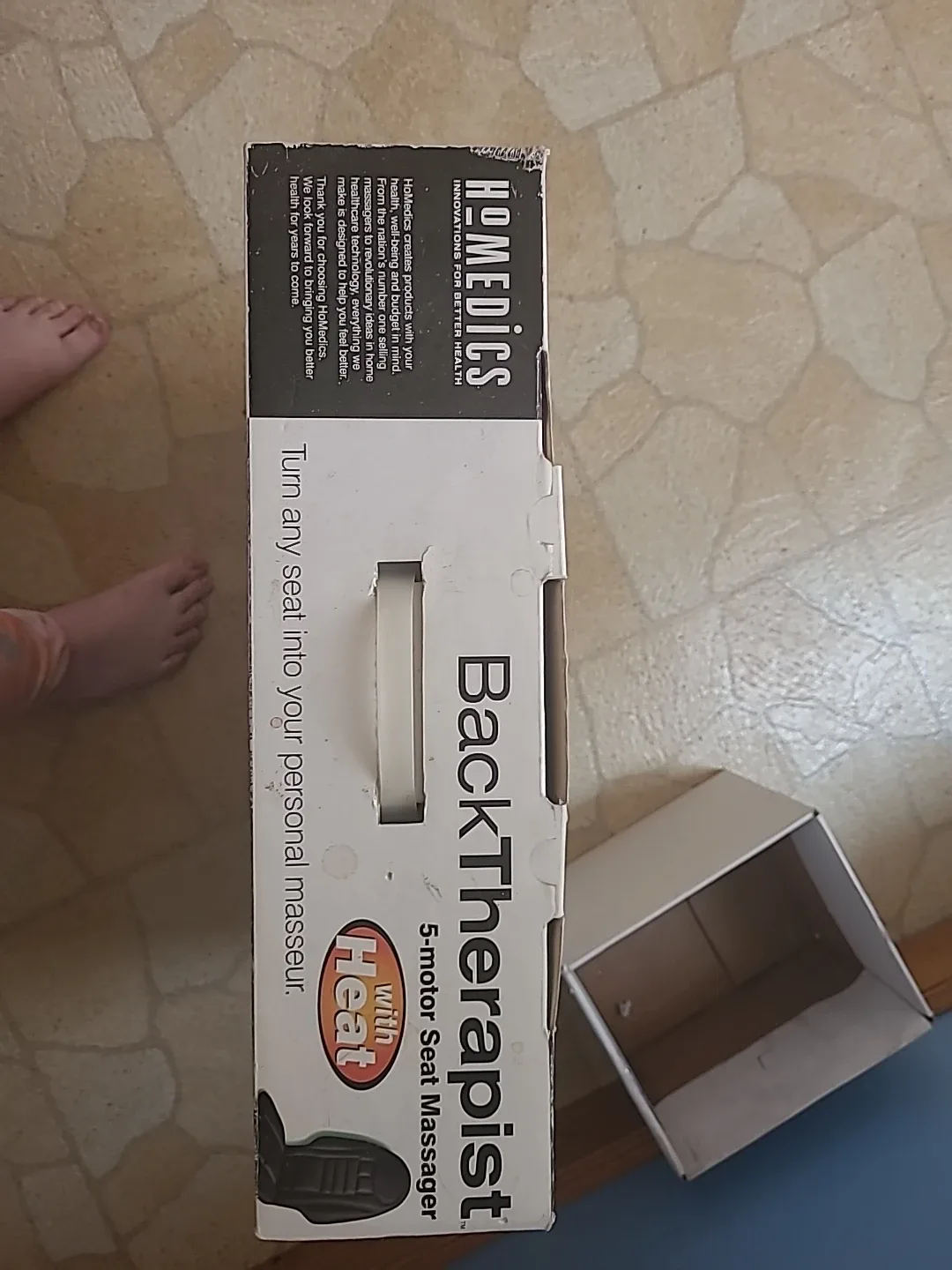 Homedics BackTherapist 5-Motor Seat Massager w/ Heat image indicator(3)