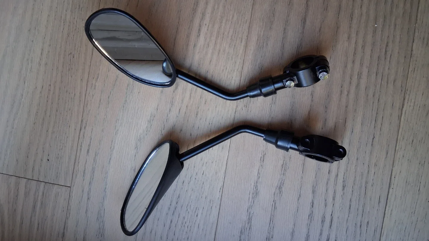 Ebike escooter Bike Handlebar Rearview Mirror 1 set image indicator(2)